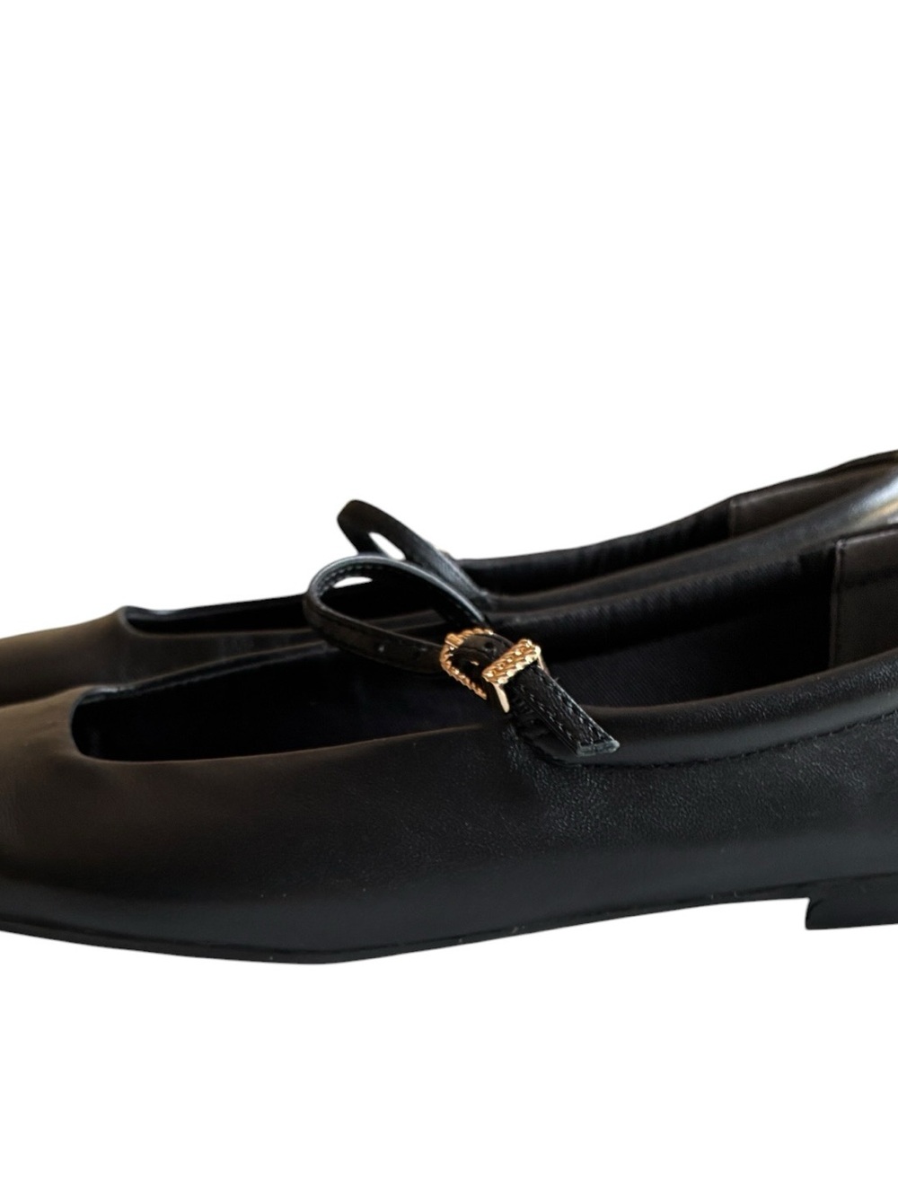 Dolce Vita Aileen Mary Jane Flats Black Leather Size 7.5 NIB - Picture 7 of 12